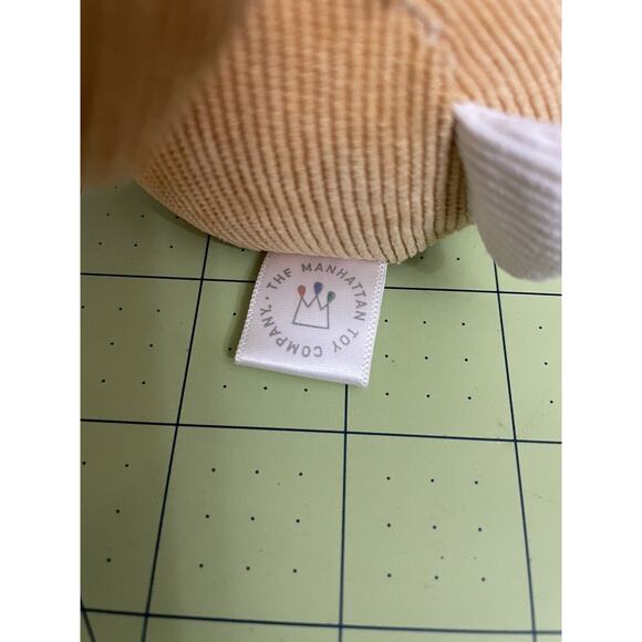 Manhattan Toy Co Folksy Forrester Bunny Rabbit Corduroy Plush Stuffed Animal - Picture 4 of 9